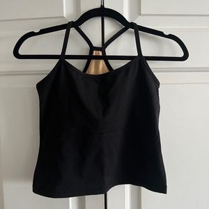 Lululemon Cropped Black Tank